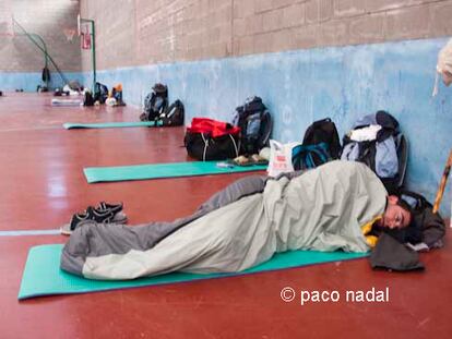 Que duro está el suelo de un polideportivo