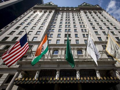 El Hotel Plaza en Manhattan (Nueva York)