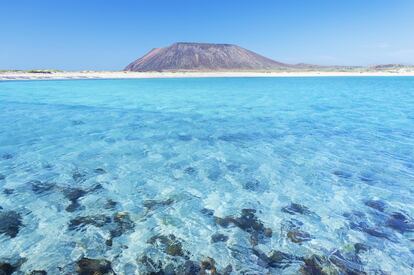 Es difícil superar este parque natural en cuanto a belleza canaria en estado original. La línea regular (navieranortour.com) zarpa de Corralejo y en 20 minutos ya estamos en el islote de 6 kilómetros cuadrados y 13,7 kilómetros de costa. En unas tres horas se rodea el islote, subiendo a La Caldera —el monte tutelar de Lobos—, pasando por el faro de Martiño, el humedal de Las Lagunitas y comiendo en El Puertito el pescado que fríe Antonio Hernández, hijo del último farero de Lobos (solo acepta reservas en persona).