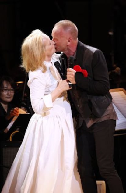 Sting y Meryl Streep.