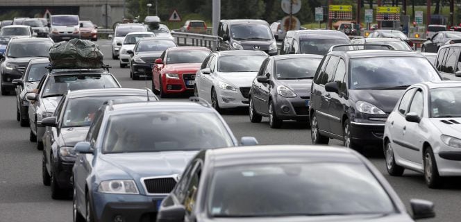 Vehículos en una autopista