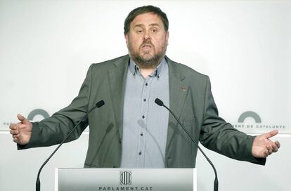 El vicepresidente económico de la Generalitat, Oriol Junqueras.