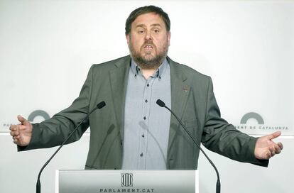 El vicepresidente econ&oacute;mico de la Generalitat, Oriol Junqueras.