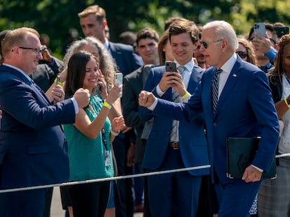 El presidente de EE UU, Joe Biden, regresa a la Casa Blanca después de unos días de vacaciones, este miércoles.