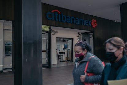 Una sucursal de Banamex en la Ciudad de México