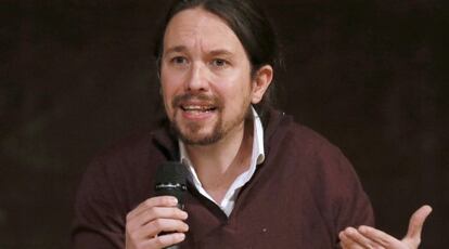 El secretario general de Podemos, Pablo Iglesias.