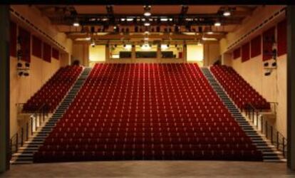 Interior del Teatro Efímero de la Comédie Française.