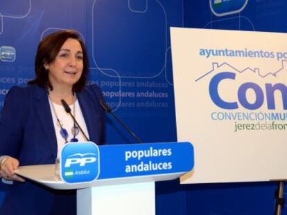 Ana Corredera, en la presentaci&oacute;n de la convenci&oacute;n municipal del PP.