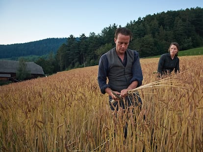 Cena de 'Uma vida oculta', de Terrence Malick.