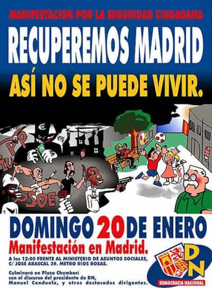 El cartel de la marcha