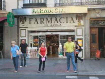 Farmacia en Madrid.