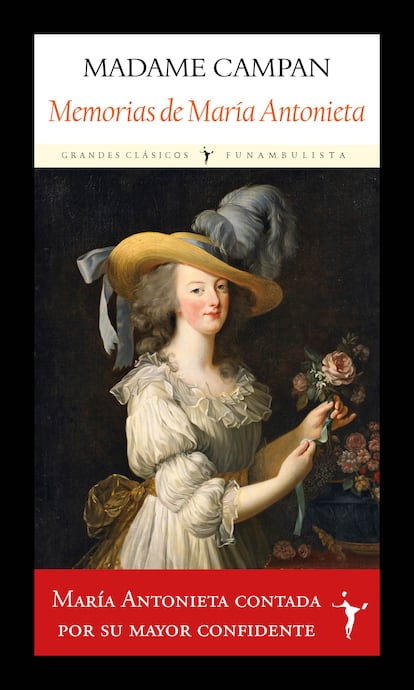 Portada de 'Memorias de María Antonieta', de Madame Campan.