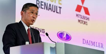 El consejero delegado de Nissan, Hiroto Saikawa, en una imagen de archivo.