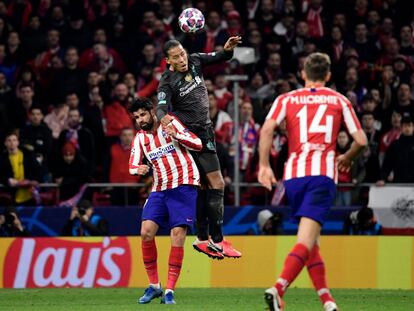 Diego Costa y  Virgil Van Dijk.