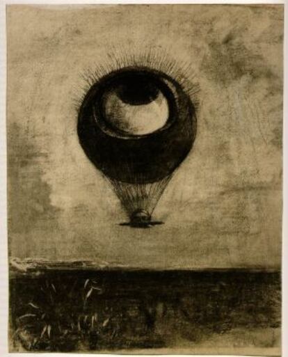 'Ojo-Globo', interpretación de Odilon Redon sobre la literatura de Poe.