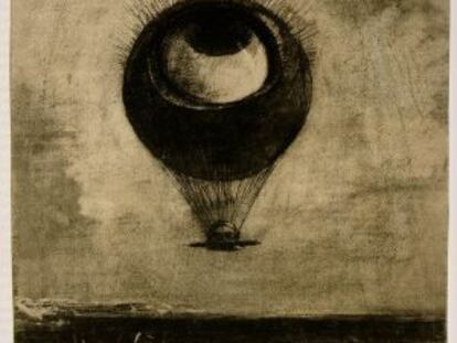 'Ojo-Globo', interpretación de Odilon Redon sobre la literatura de Poe.