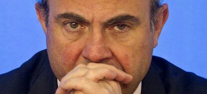Guindos, reunido ayer con portavoces populares de economía.