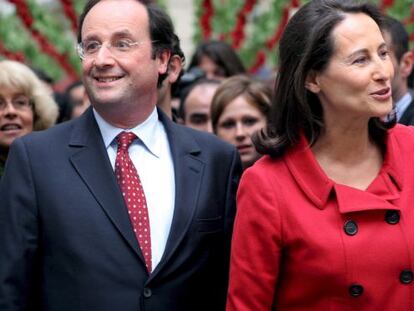 Fran&ccedil;ois Hollande y S&eacute;gol&egrave;ne Royal, en una imagen de 2007.