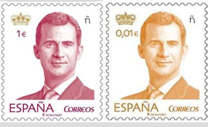 Serie de sellos del Rey Felipe VI