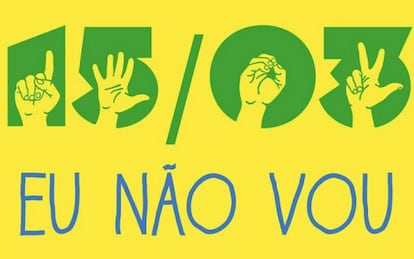 Meme contra a manifestação anti-Dilma.