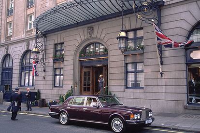 Fachada del hotel Ritz, en el centro de Londres.