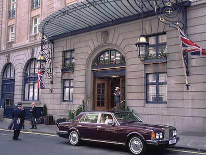 Fachada del hotel Ritz, en el centro de Londres.