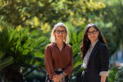 Marcela Serras y Elisabet Navarro, de Paidós.