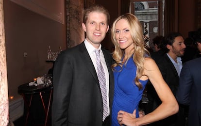 Eric y Lara Trump, en Nueva York en 2014.