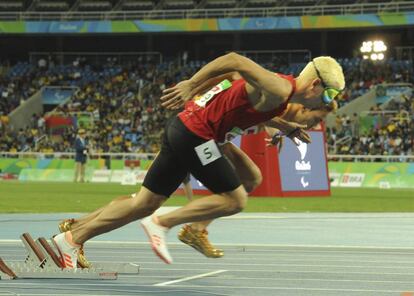 Gerard Descarrega, campeón paralímpico de los 400metros lisos.