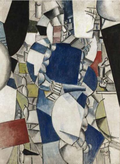 'Estudio para una mujer en azul', de Fernand Léger, es una pintura cubista valorada entre 35 y 45 millones de dólares. Pintada en 1912-13, es una de las pocas piezas claves del Cubismo que sigue en manos privadas. Fue expuesta en la muestra Der Sturm, en 1913 en Berlín, y está considerada como uno de las fases claves en el desarrollo del cubismo hacia la abstracción.