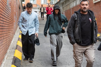 Aitana por las calles de Madrid en octubre de 2024.