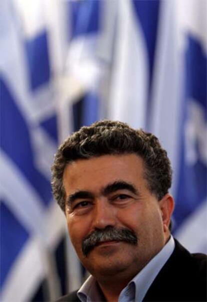 El presidente del Partido Laborista israelí, Amir Peretz, el pasado jueves.