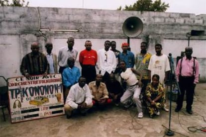 El grupo musical Konono nº 1.