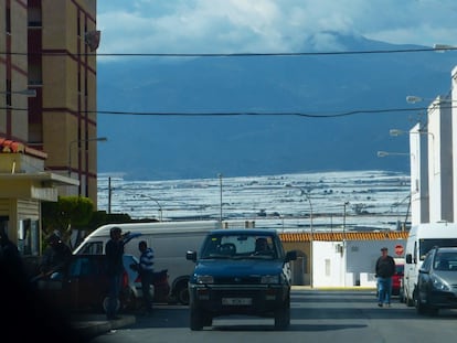 Invernaderos de Roquetas de Mar, en Almería.