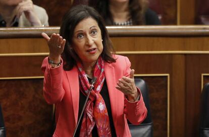 DVD.916 (26-09-18). Madrid. Congreso de los Diputados. Sesion de control al Gobierno. Margarita Robles, Ministra de defensa. © LUIS SEVILLANO.