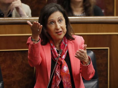 DVD.916 (26-09-18). Madrid. Congreso de los Diputados. Sesion de control al Gobierno. Margarita Robles, Ministra de defensa. © LUIS SEVILLANO.