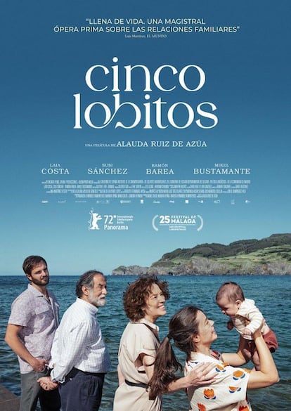 Cartel de la película 'Cinco lobitos', de Alauda Ruiz de Azúa.