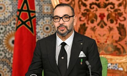 El rey Mohamed VI, en 2021 en Rabat.