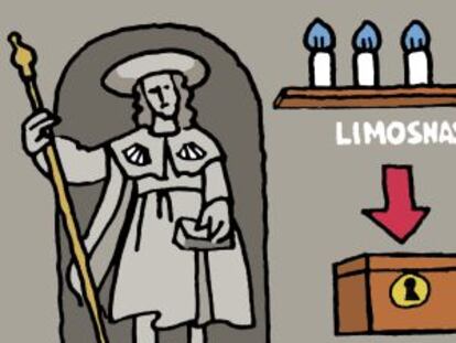 Saqueo en la catedral