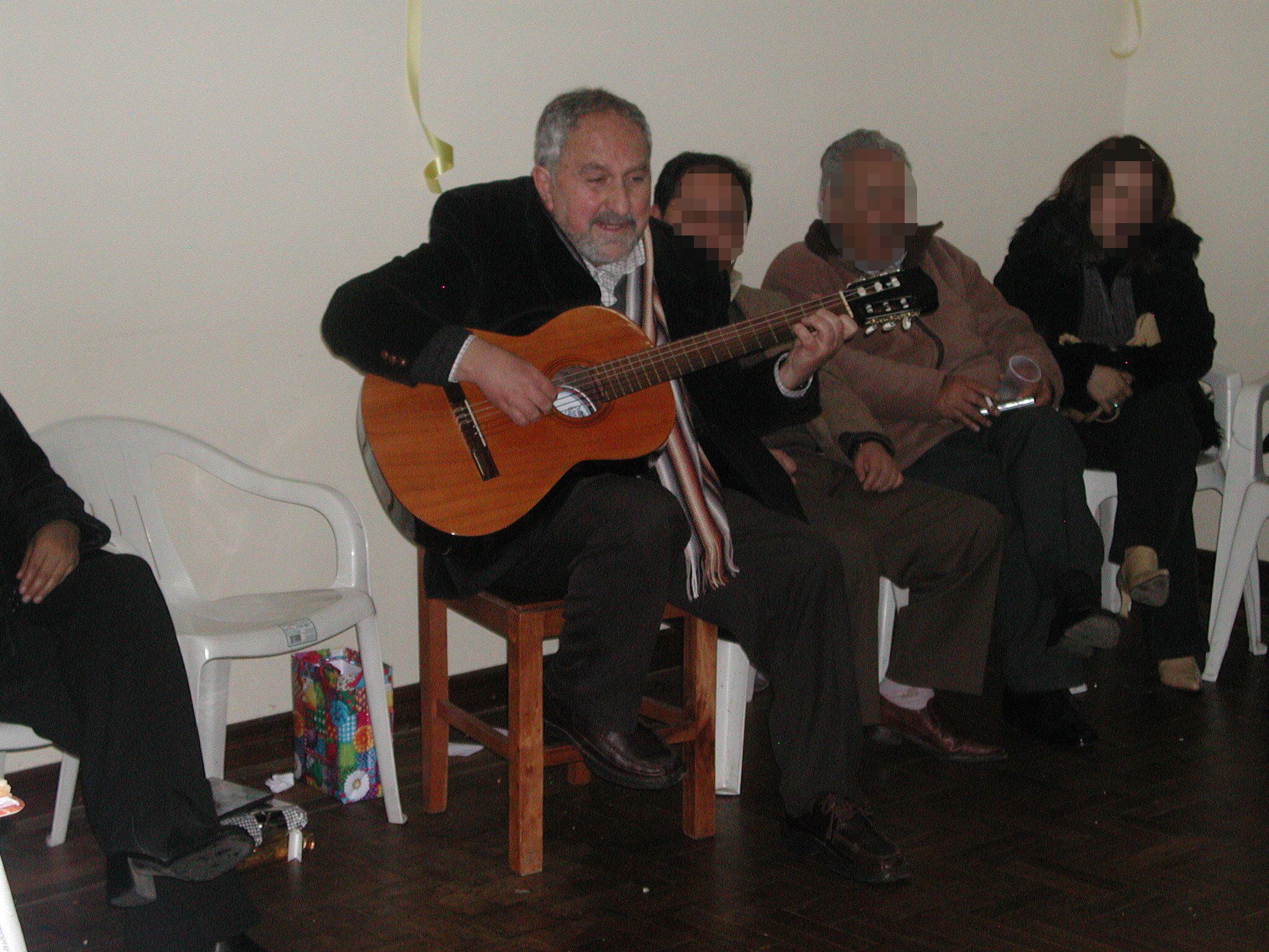 Pica durante una fiesta en su honor por su último cumpleaños.