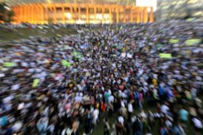 Demonstrations in Brasilia in June 2013.