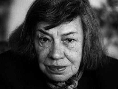 Patrícia Highsmith, na década de 1980.