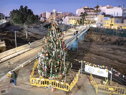 Primera Navidad en Valencia después de la dana.