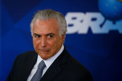 Temer no Planalto no dia 22 de setembro.