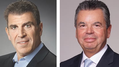 Steven F. Mayer (a la izquierda) y Thomas Glanzmann, nuevo presidente de Grifols.
