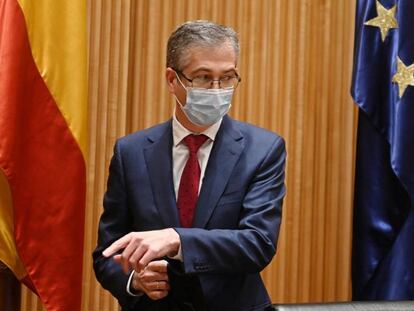  El gobernador del Banco de España, Pablo Hernández de Cos, 