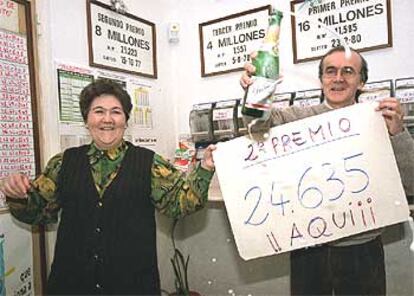 El propietario de la administración de lotería que vendió parte del segundo premio en Torrejón.
