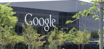 Vista general de la sede de Google en Mountain View, California