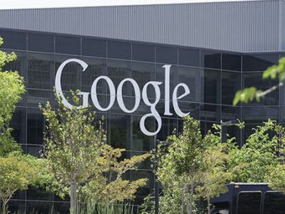 Vista general de la sede de Google en Mountain View, California