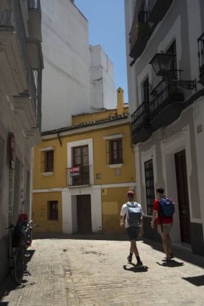 Casa natal de Velazquez en Sevilla, el pasado 17 de julio. 